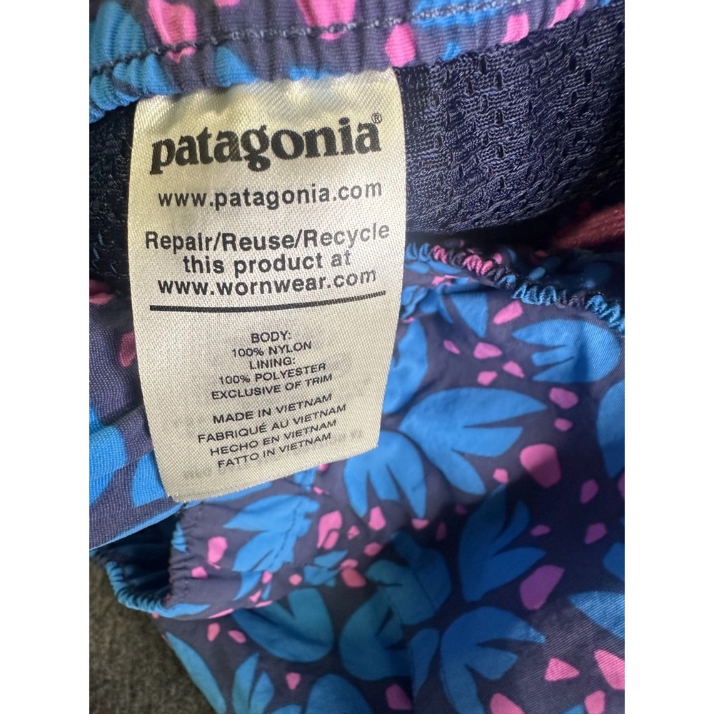 Patagonia Womens Barely Baggies Shorts 2.5" Inseam Blue 57043 Size Medium EUC - Picture 5 of 16